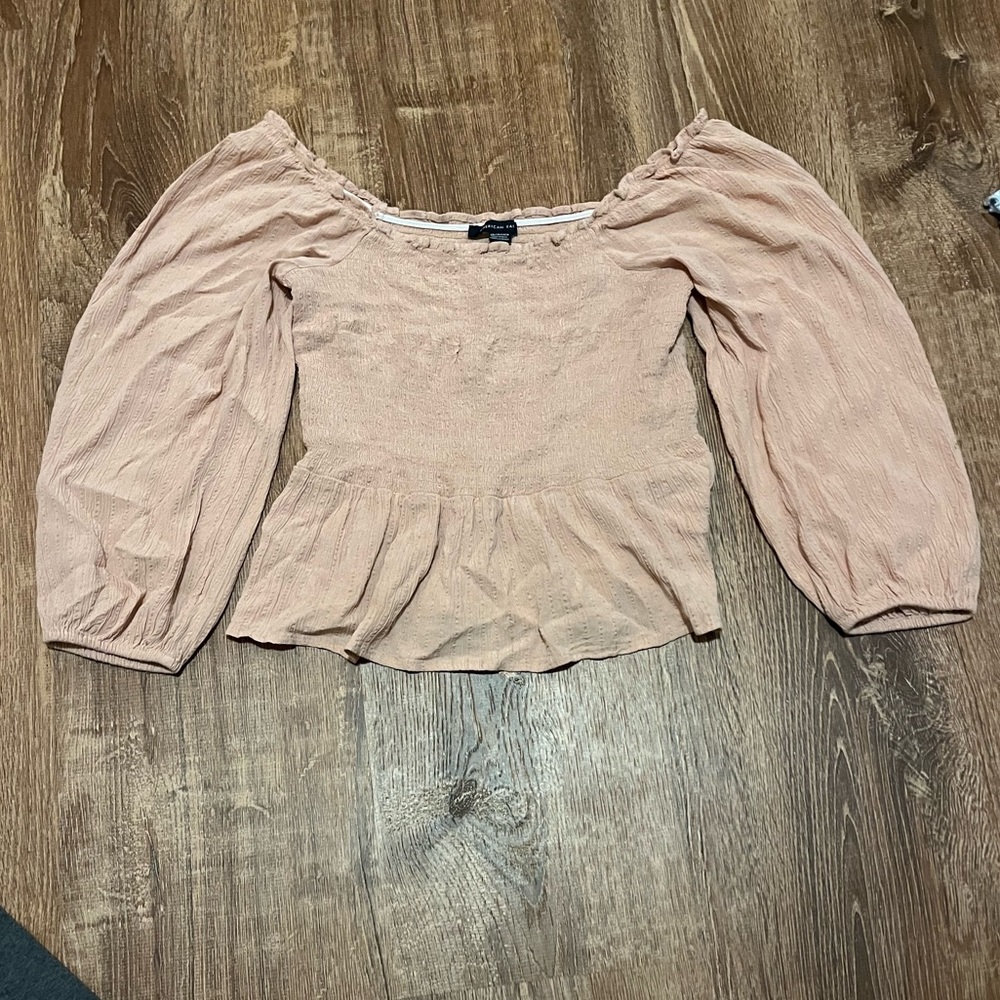 american eagle flowy long sleeve